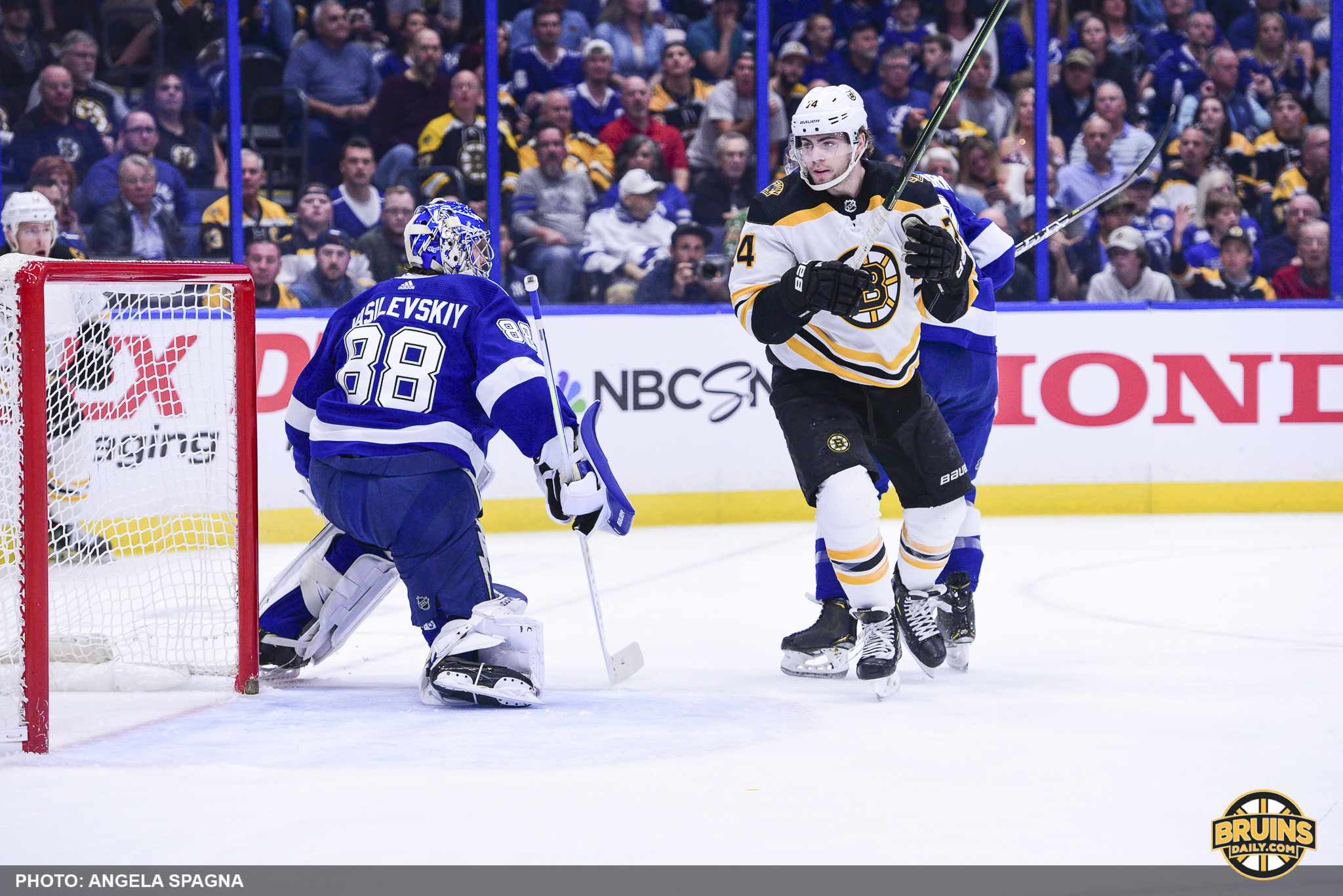Bruins emotional dropoff Tampa