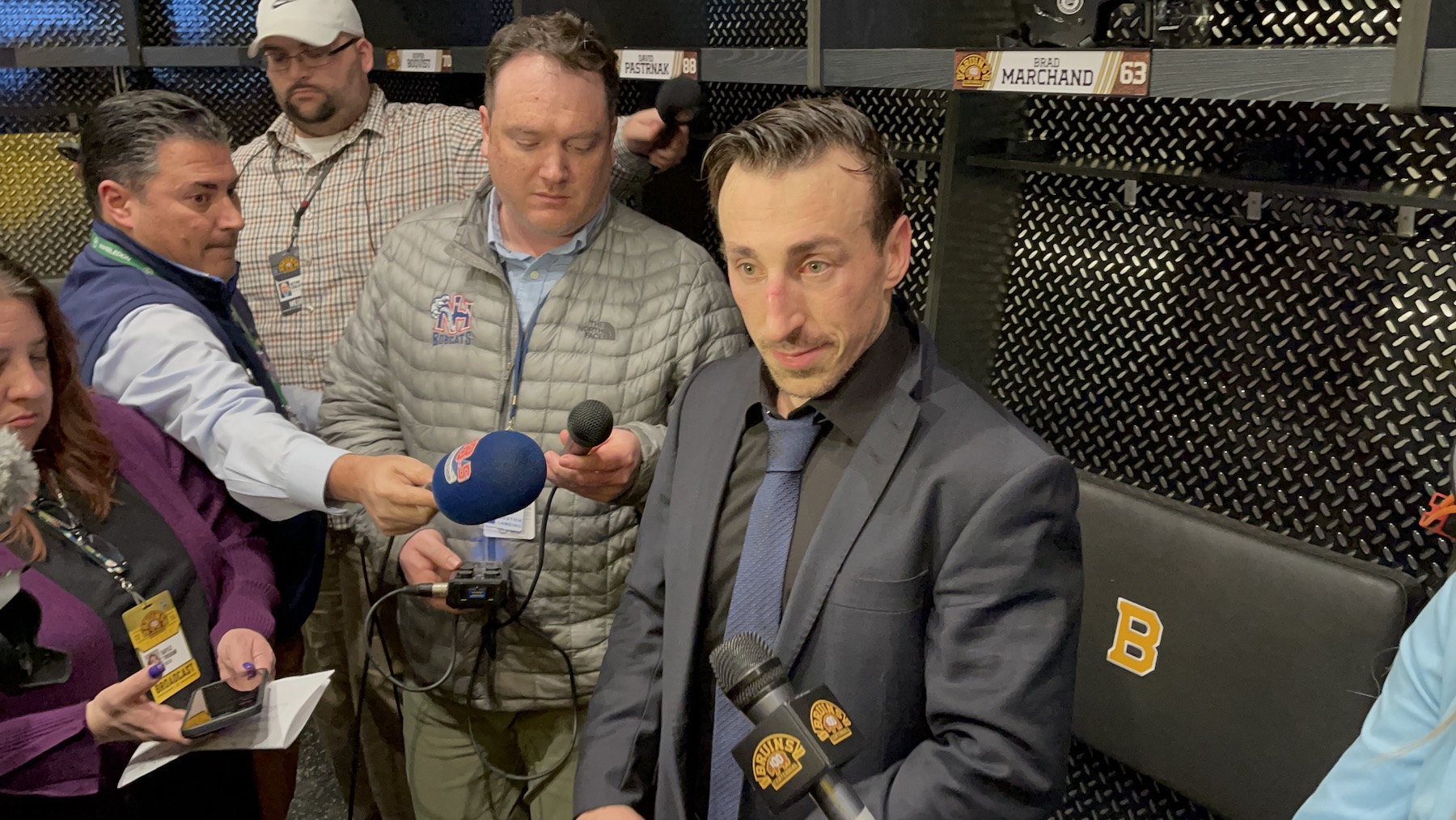 Brad Marchand OT milestone