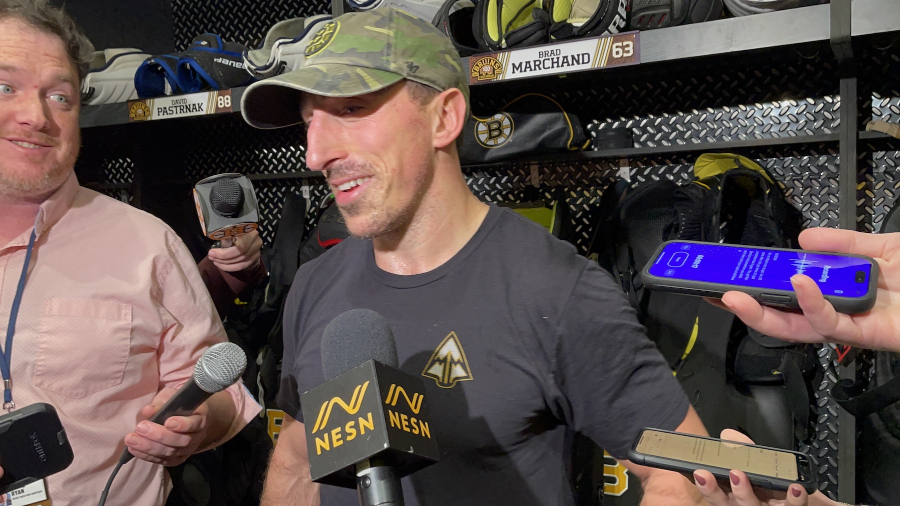 Brad Marchand hat trick