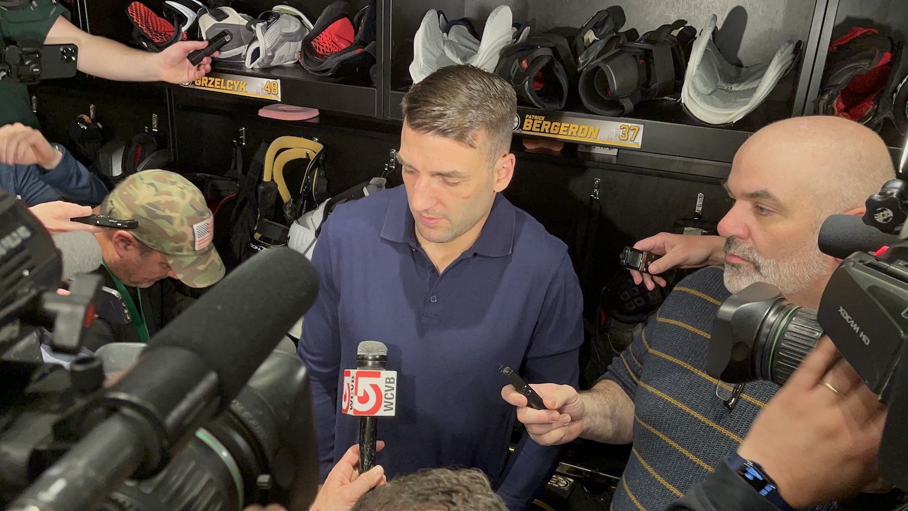 Bruins thankful Bergeron Krejci