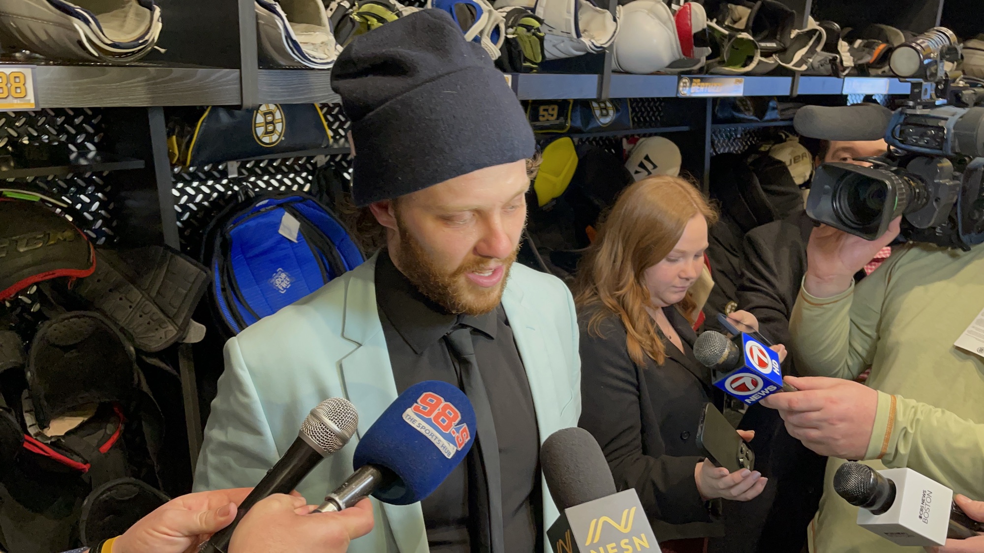 Ailing David Pastrnak