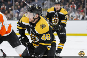 Shorthanded Bruins lose Grzelcyk