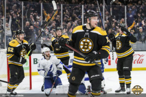 Bruins strike Lightning