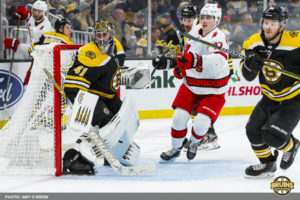 Bruins emotional win Hurricanes