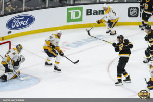 Bruins mother's trip win