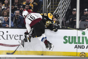 Avalanche Bruins point streak