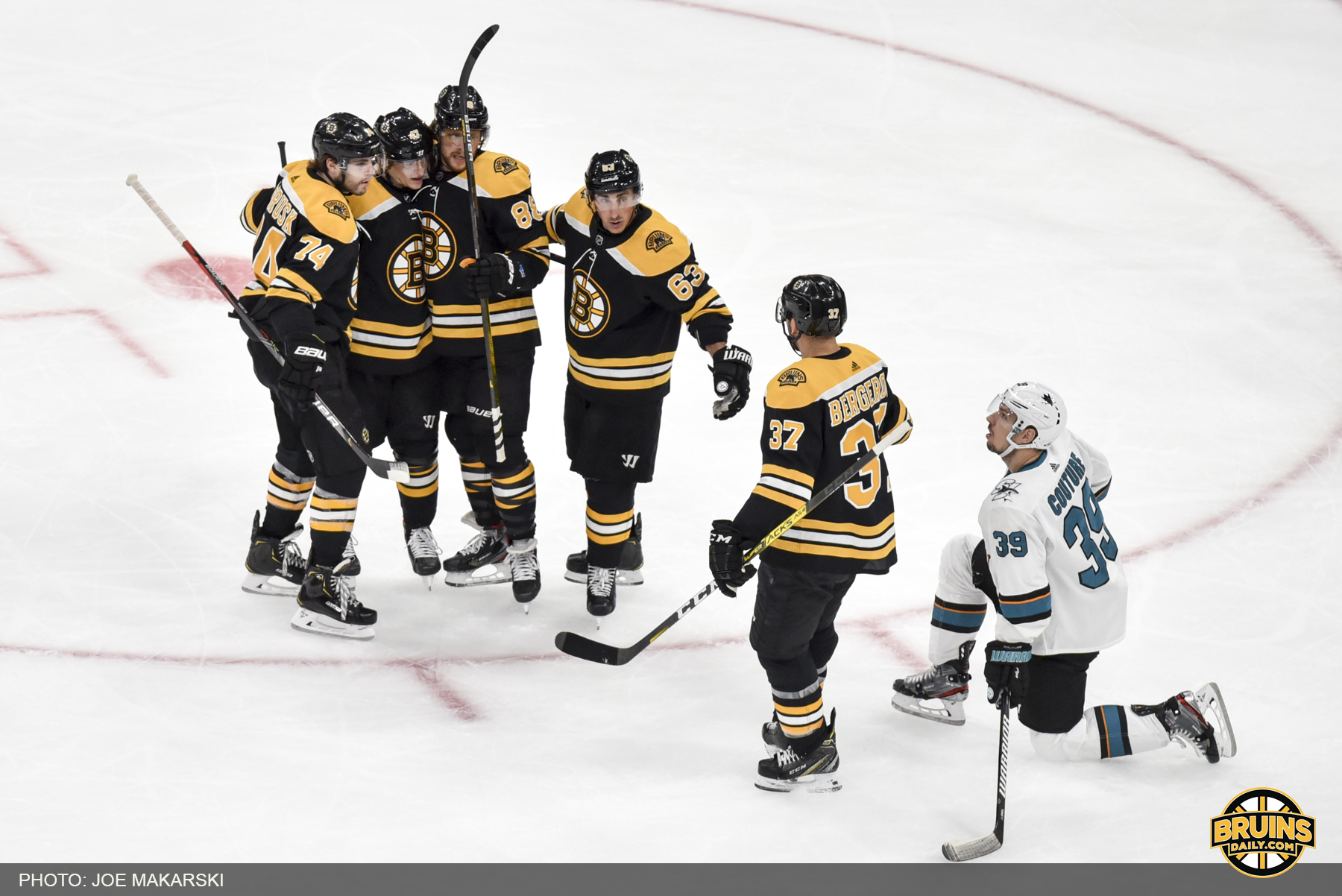 Bruins drown Sharks
