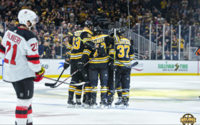 Bruins Devils home opener