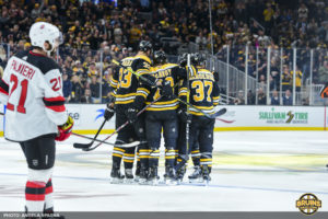 Bruins Devils home opener