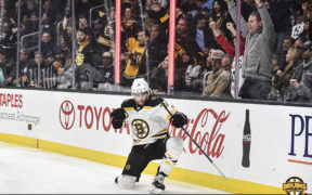 Jake DeBrusk celebrations