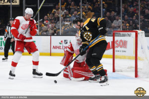 Bruins burned Red Wings