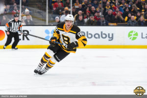 David Pastrnak Bruins Rangers