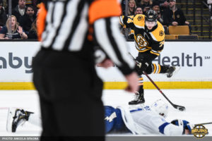 Jake DeBrusk on fire