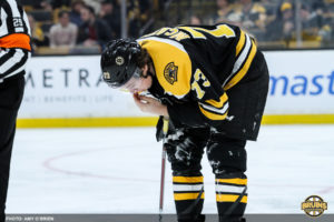 Charlie McAvoy late