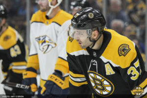 Welcome back Patrice Bergeron