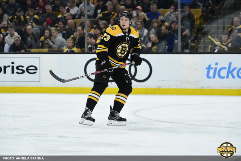 Charlie McAvoy and Brandon Carlo