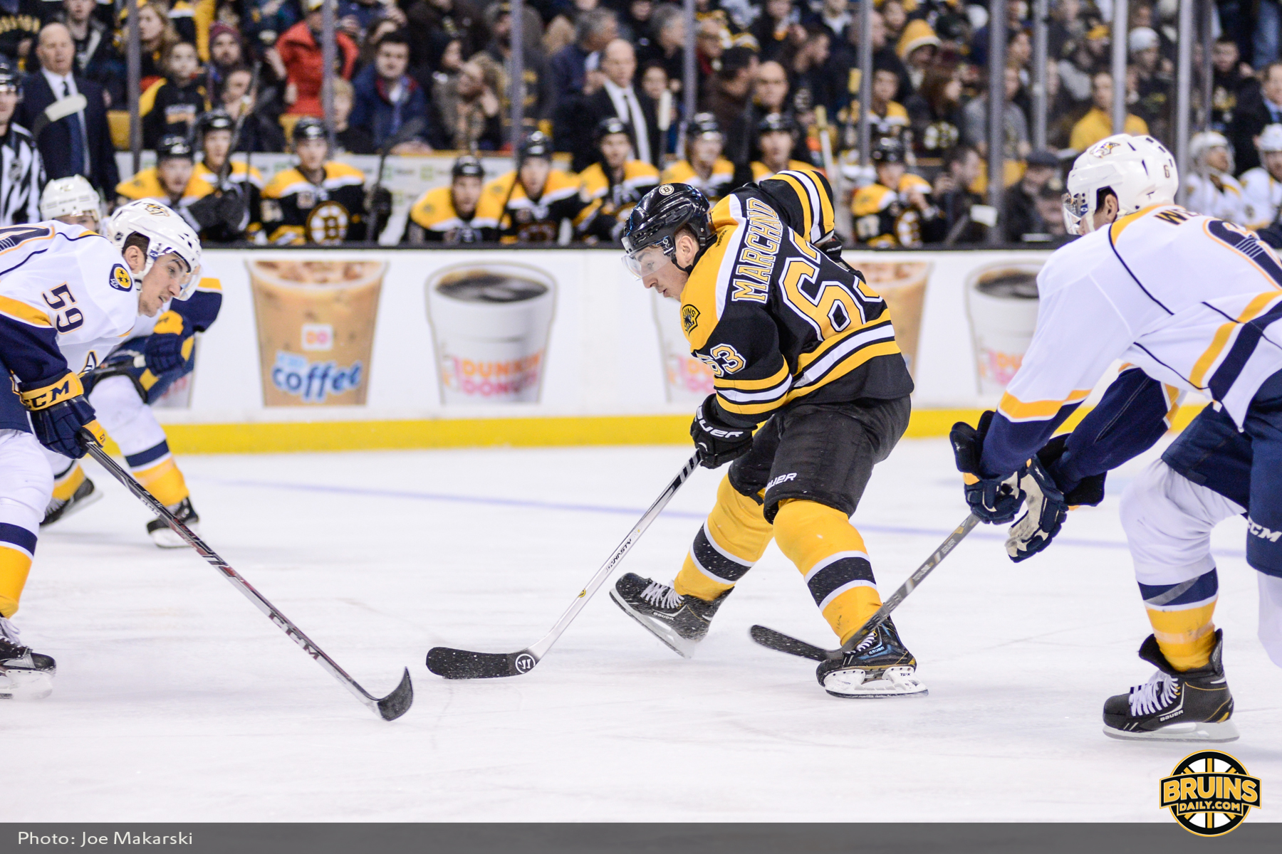 Predators at Bruins